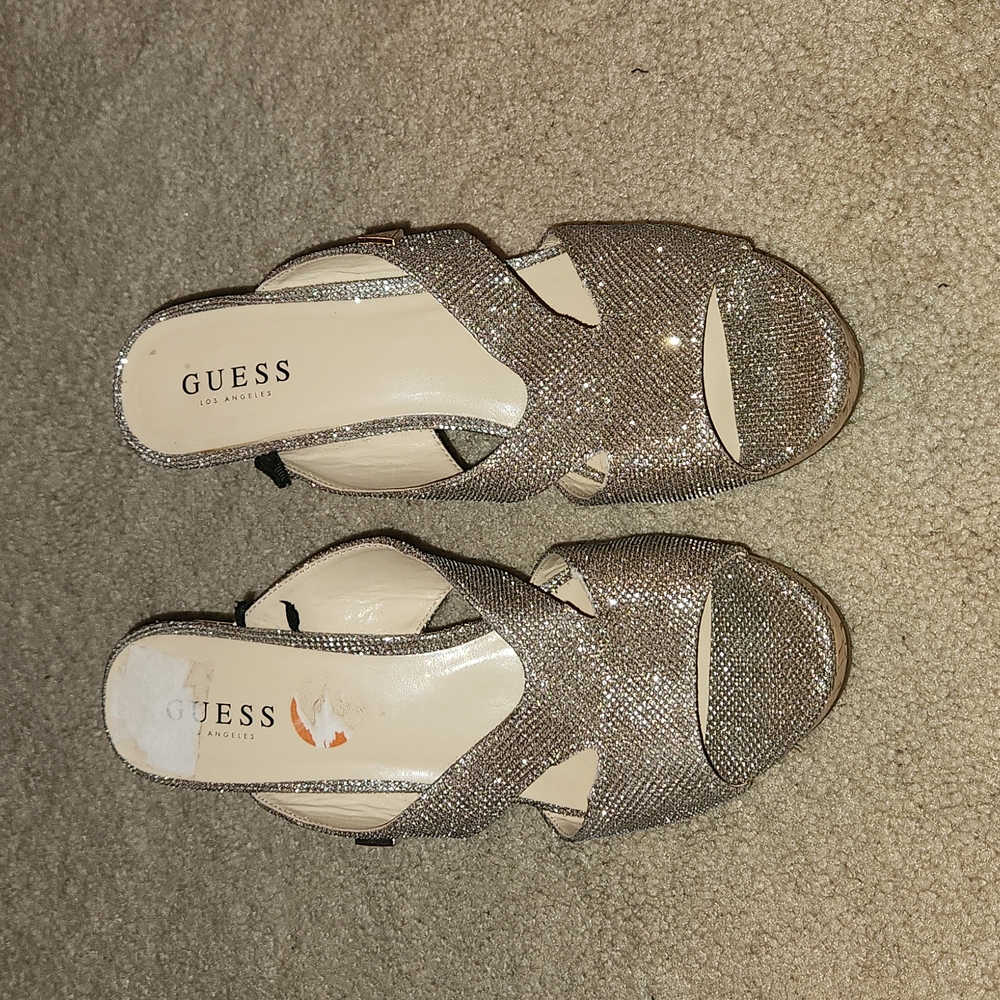 Guess glitter wedges